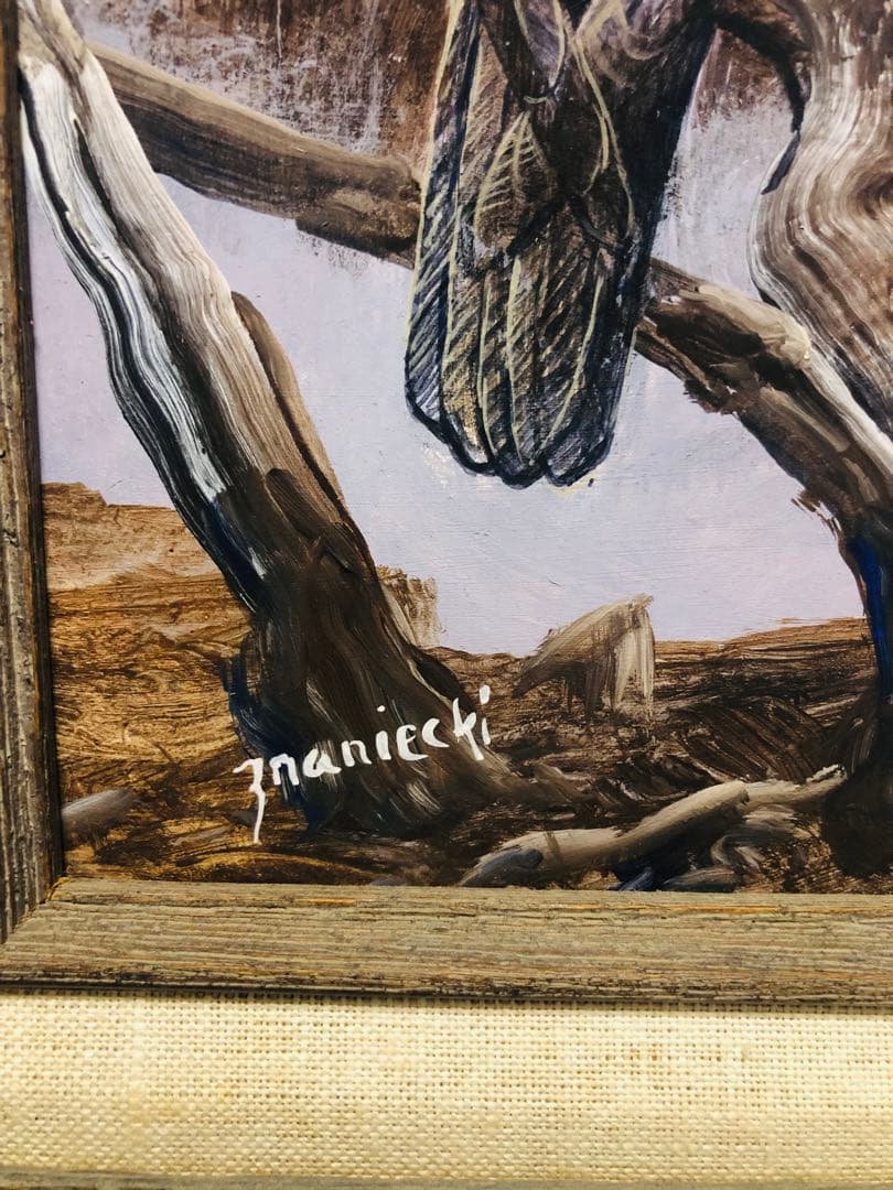 Anton Znaniecki ハヤブサ Falcon 絵画 - 絵画