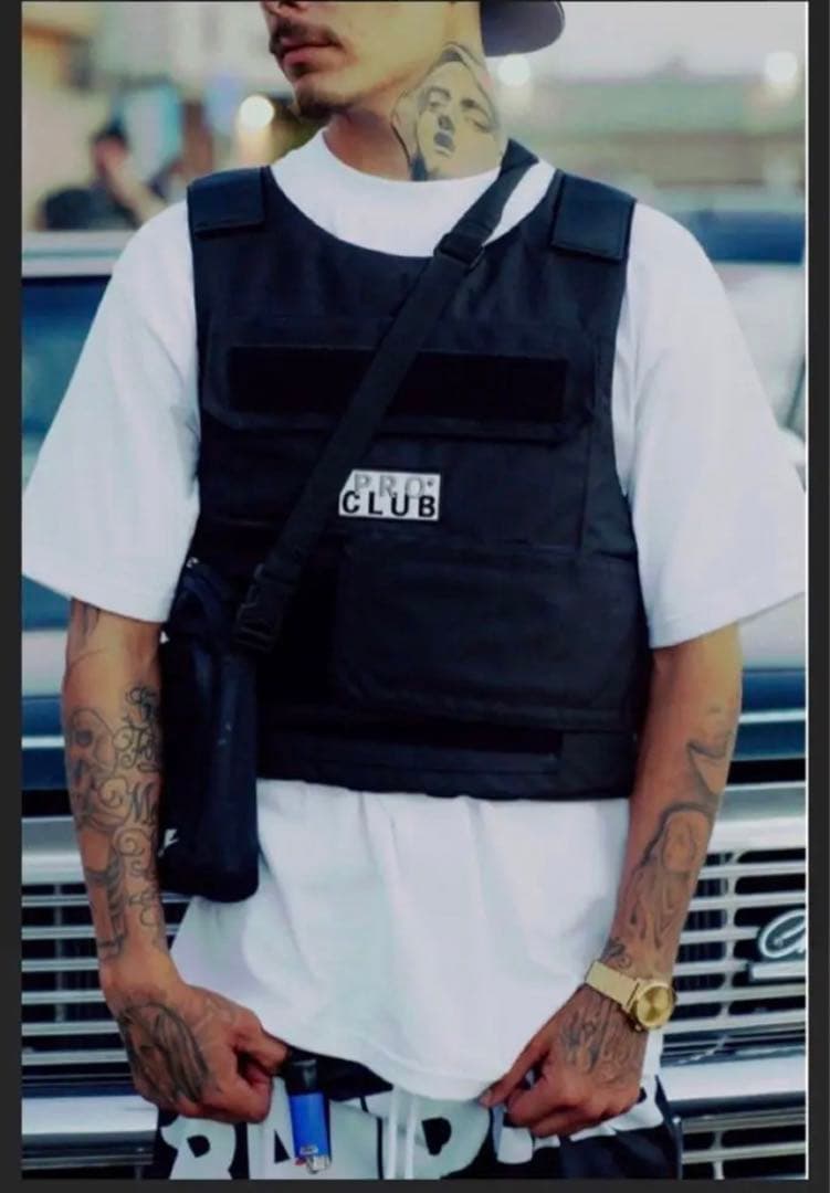 eyden着用 美品 PRO CLUB プロクラブ 防弾ベスト UKラッパー - メルカリ