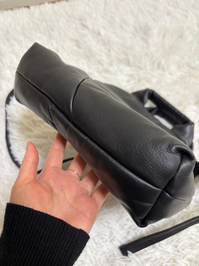 イアパピヨネ 本革2way ボンディングぺったんショルダーバッグ Sサイズ