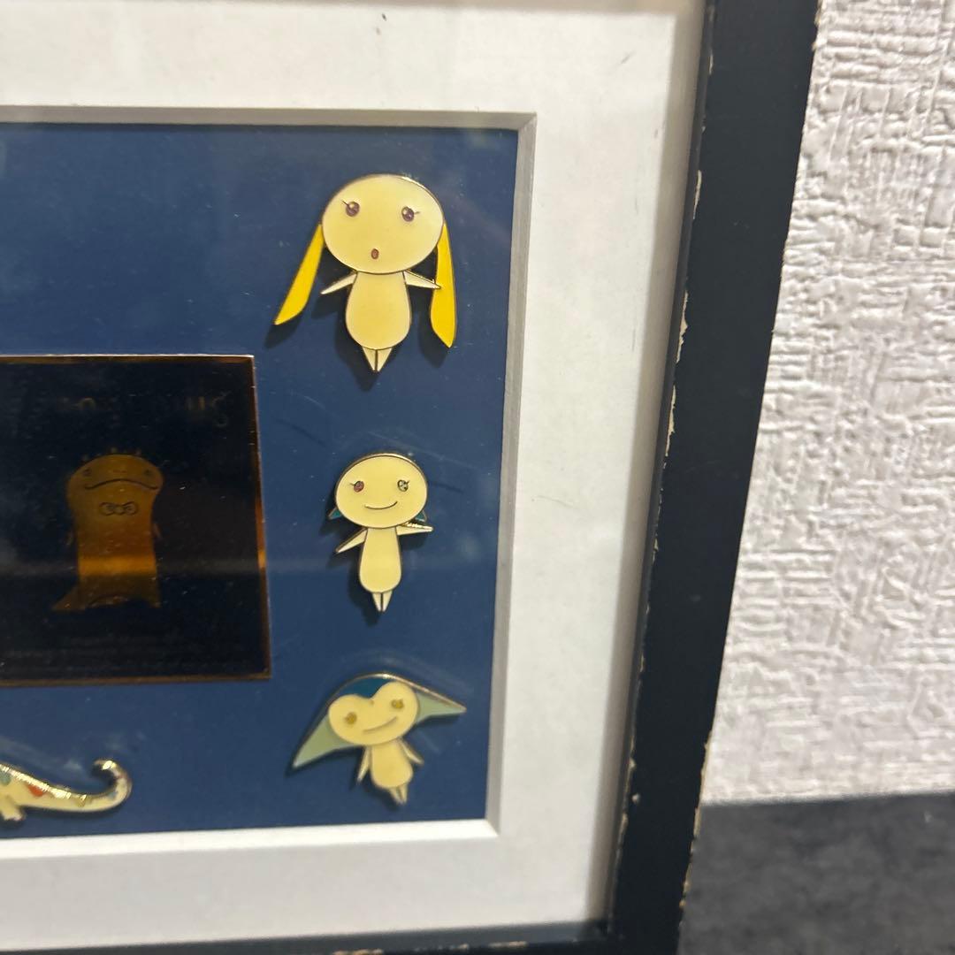 村上隆 ロクロク星人 六本木ヒルズ開業記念 非売品 ピンバッジ 額縁