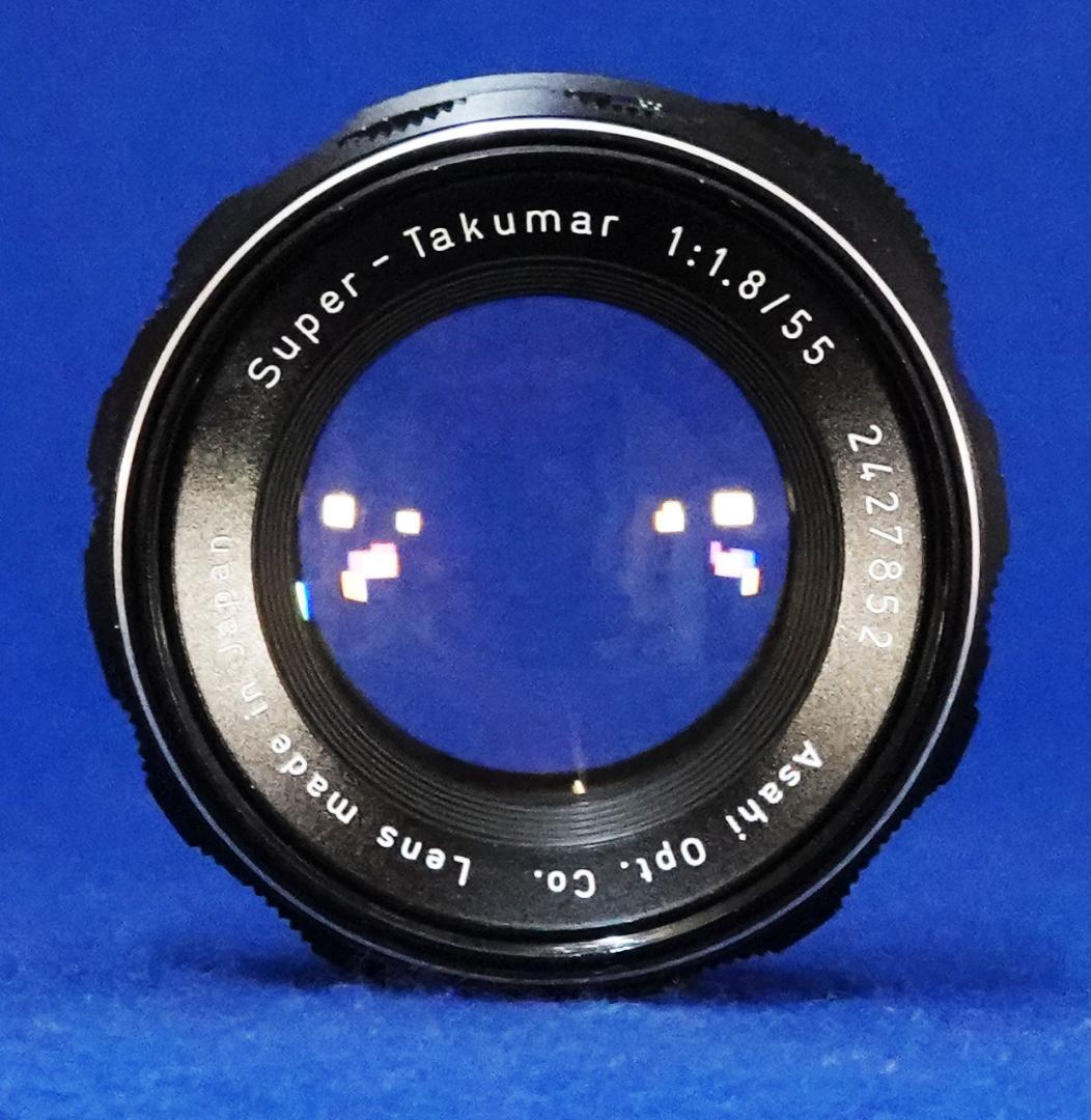 2427852　フレア等全て極上後期型Super-Takumar　F1.8/55