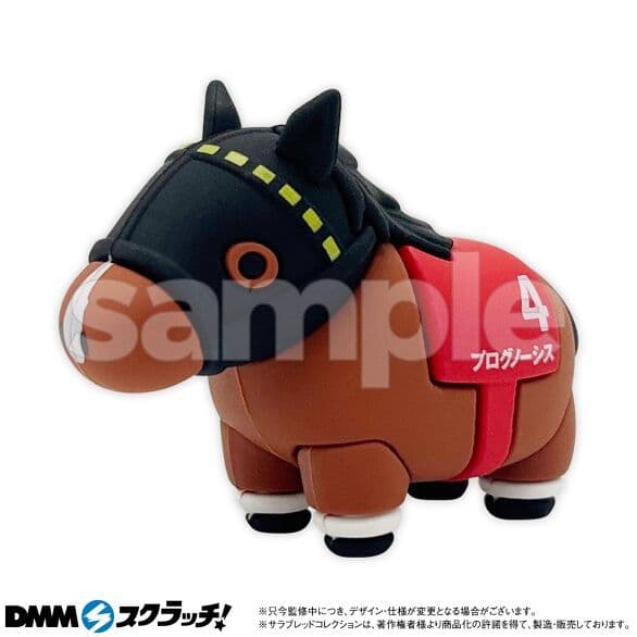 サラブレッドコレクションスクラッチ C賞 ぷっくりラバーフィギュア