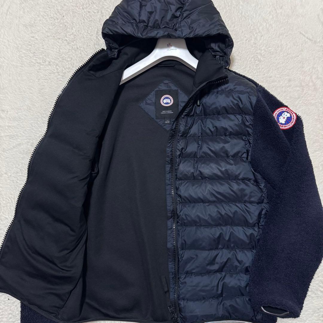 美品 XL相当 カナダグース ハイブリッジ ボアフリース切り替え ダウン 美品 XL相当 カナダグース ハイブリッジ ボアフリース切り替え ダウン