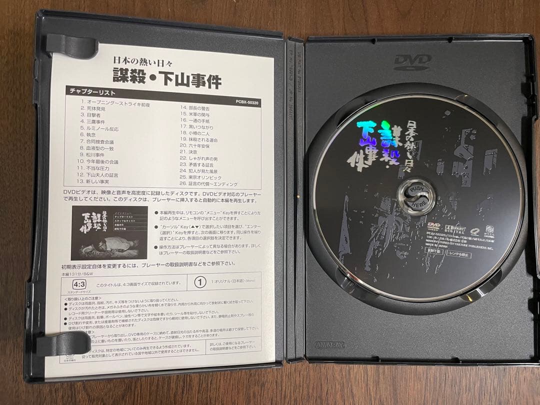 【美品・希少】謀殺・下山事件('81俳優座映画放送) DVD