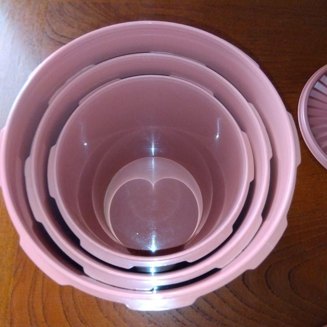 タッパーウェア マキシデコレーター スリーサイズセット レトロ - メルカリ