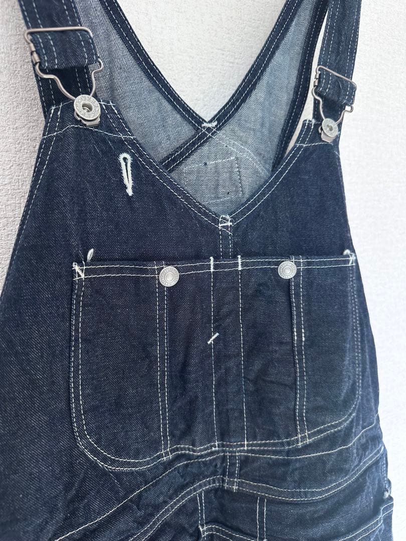 激レア】EVISU カンガルー オーバーオール デニム - メルカリ