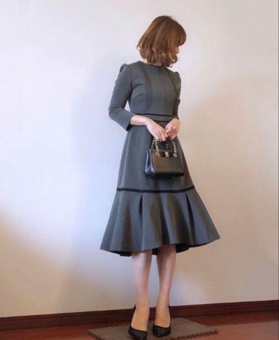 セルフォードcelfordレース切り替えワンピース石原さとみフォーマル式