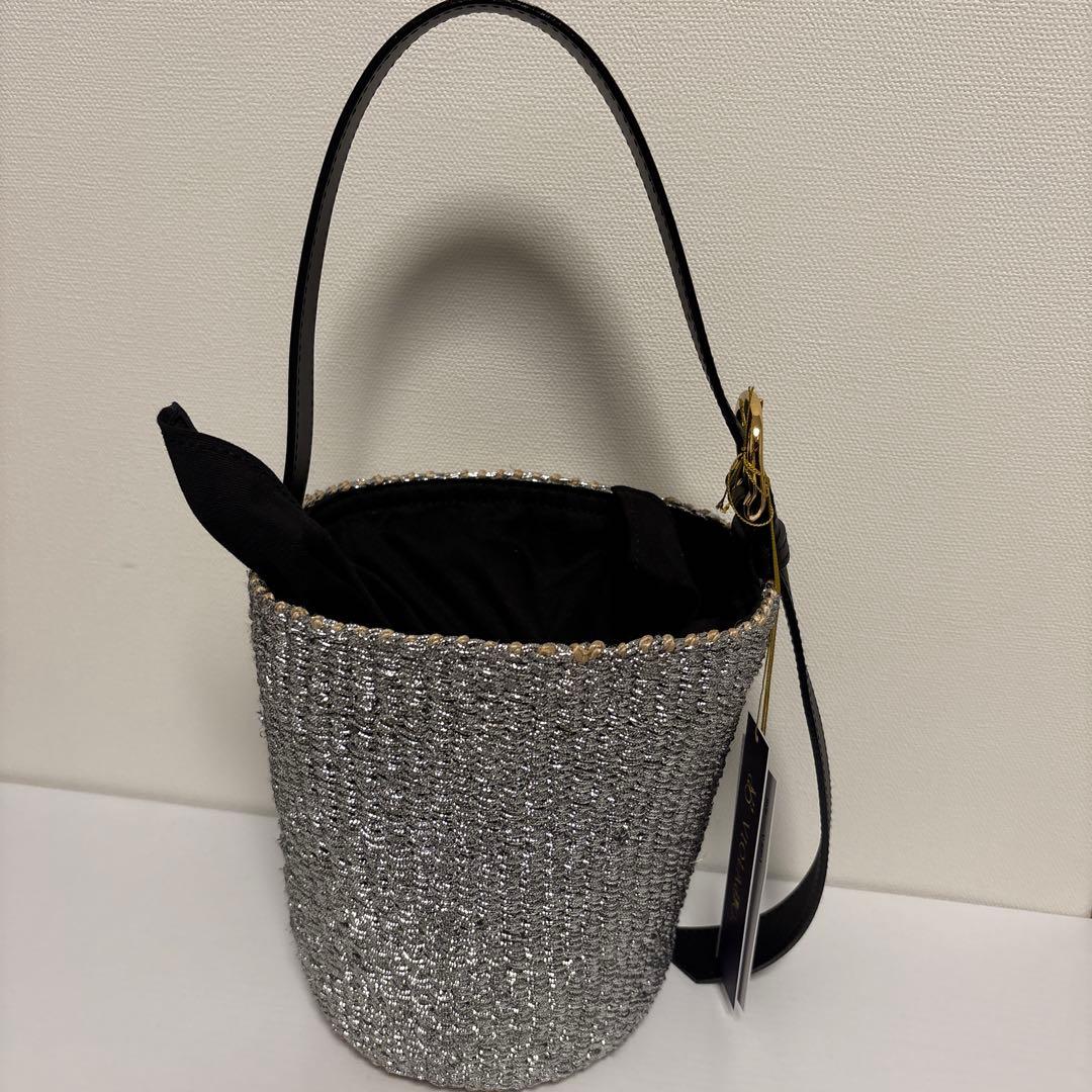 ヤマダヤ ガルン ヴィオラドーロ MIRO アバカメタリックバケツバッグ