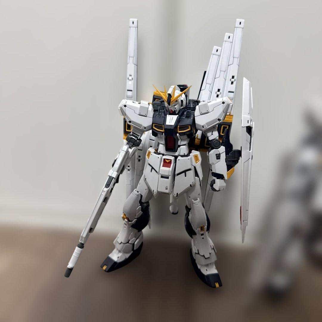 プレバンRGνガンダム2体＆RGサザビー完成品セット 機動戦士ガンダム GフレームFA】新解釈のνガンダム＆サザビーのセット