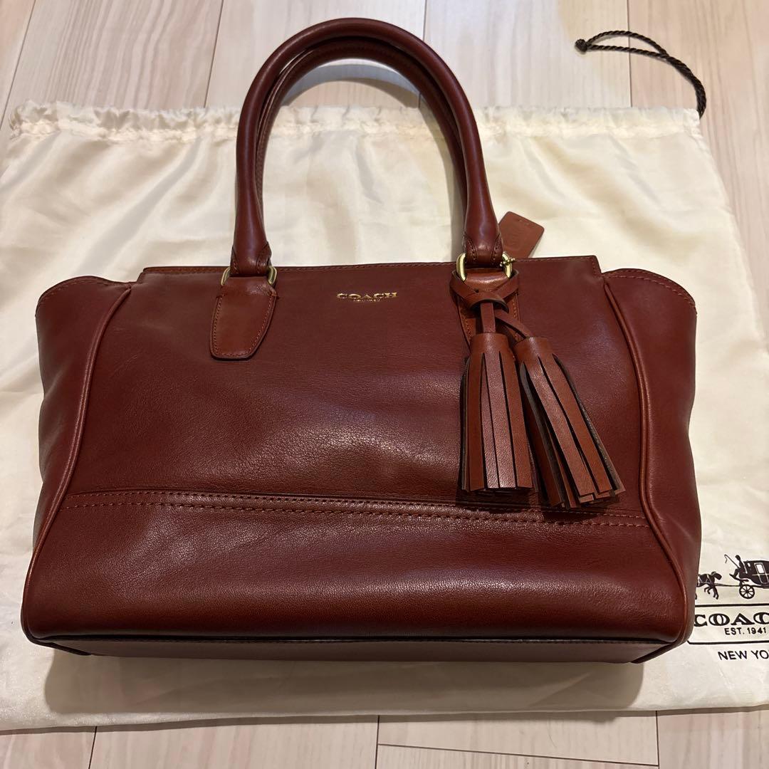 新品未使用COACH コーチ ハンドバッグ レザー 赤 ボルドー トートバッグ COACH(コーチ) / トートバッグ/33961/レザー/バッグ/赤/レディース