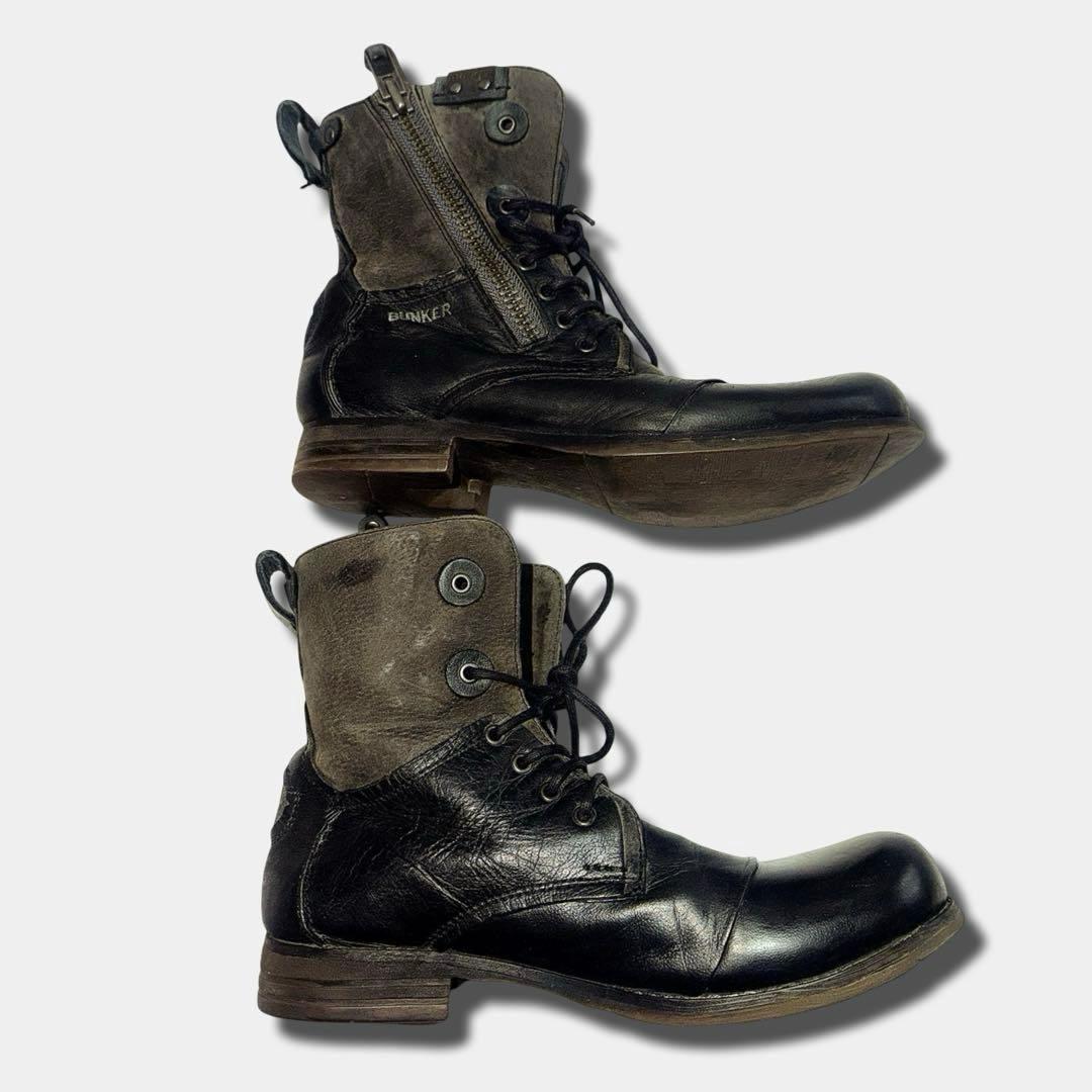 00s archive sidezip work boots grunge - メルカリ