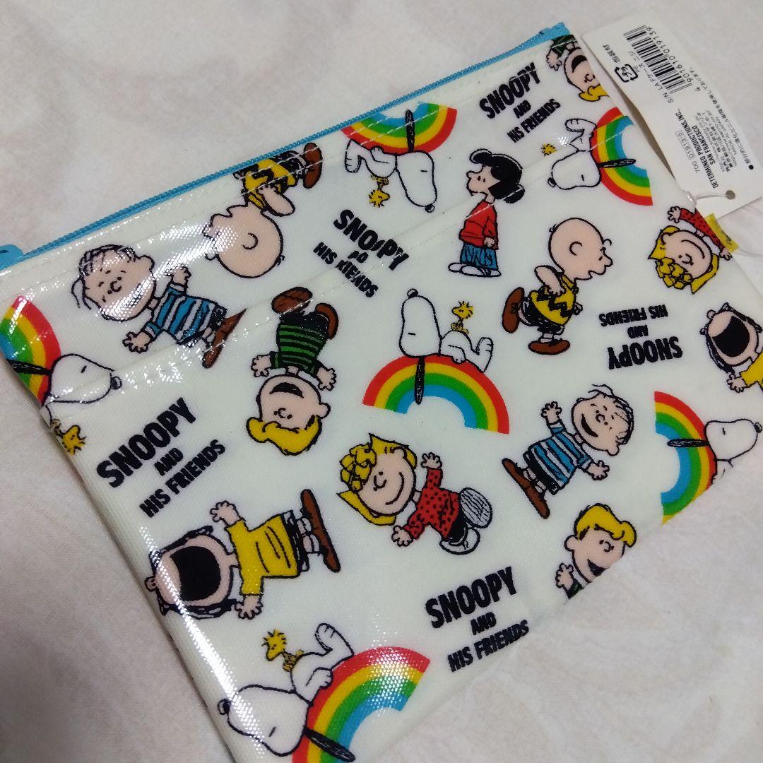 スヌーピー 虹柄ポーチ 日本製 貴重な品 平成レトロ ヴィンテージ