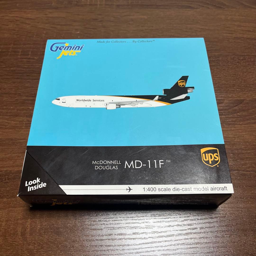 ジェミニ ジェッツ MD-11F UPS 1/400飛行機模型 GeminiJets 【お取り寄せ】MD-11F（改造貨物型） UPSユナイテッド