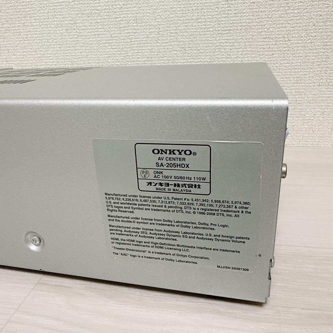2358【ジャンク】ONKYO SA-205HDX AVセンター AVアンプ - メルカリ
