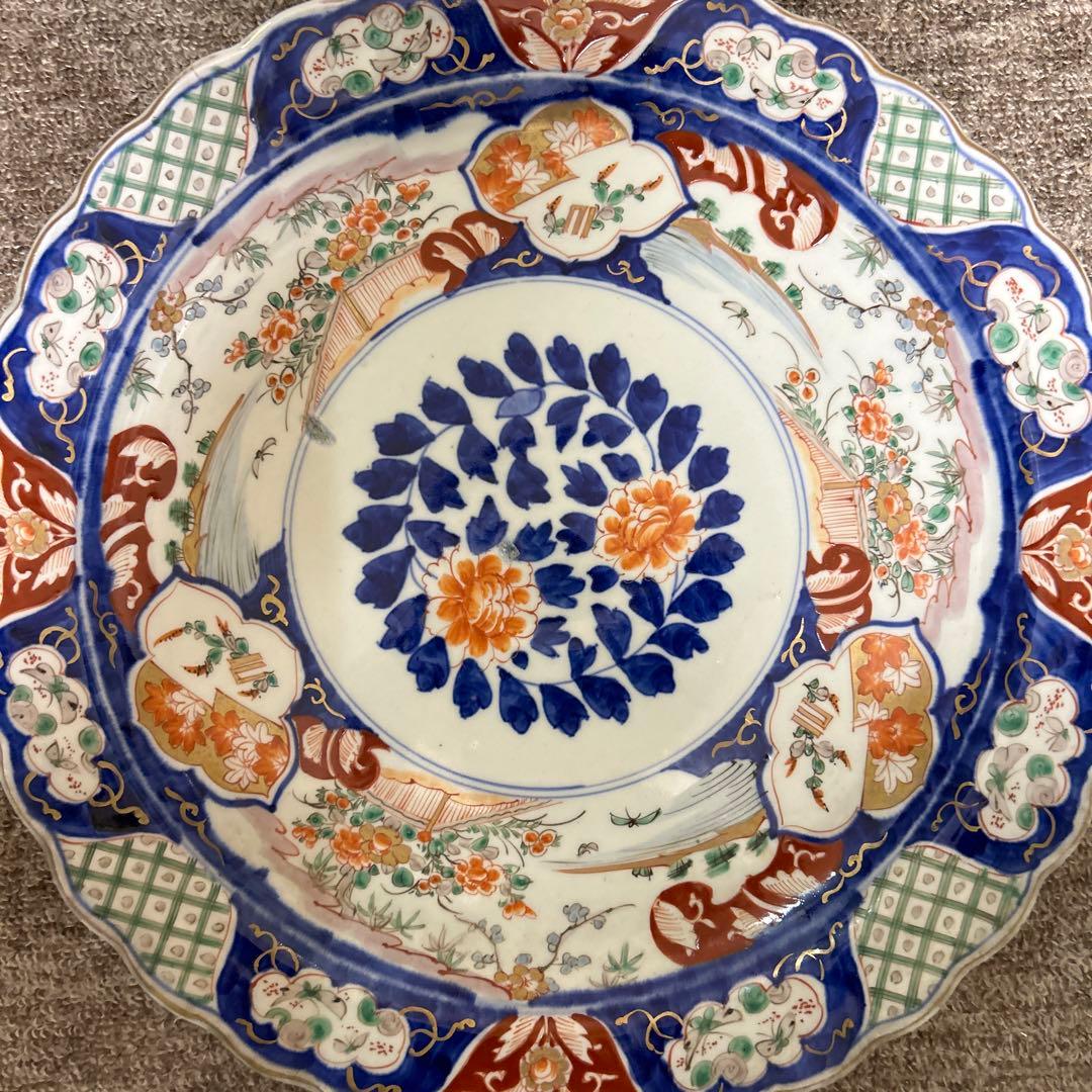 錦大鉢2個セット 46センチ×2個 明治41年調べ有り