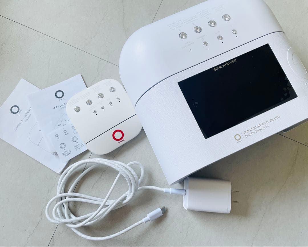 【短時間のみ使用】AIネイルライト・ワイヤレスリモコン付き　ONAIL Skin Health No.1 AI Nail Lamp – O NAIL