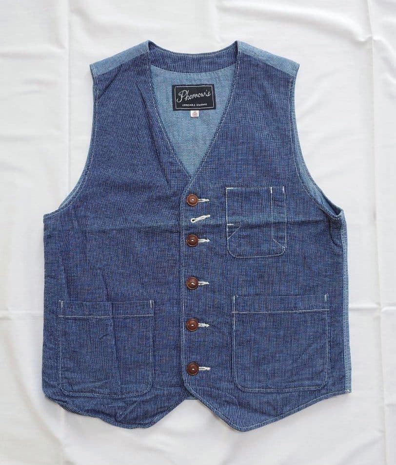 PHERROW'S フェローズ ベスト サイズ40 デニム - メルカリ