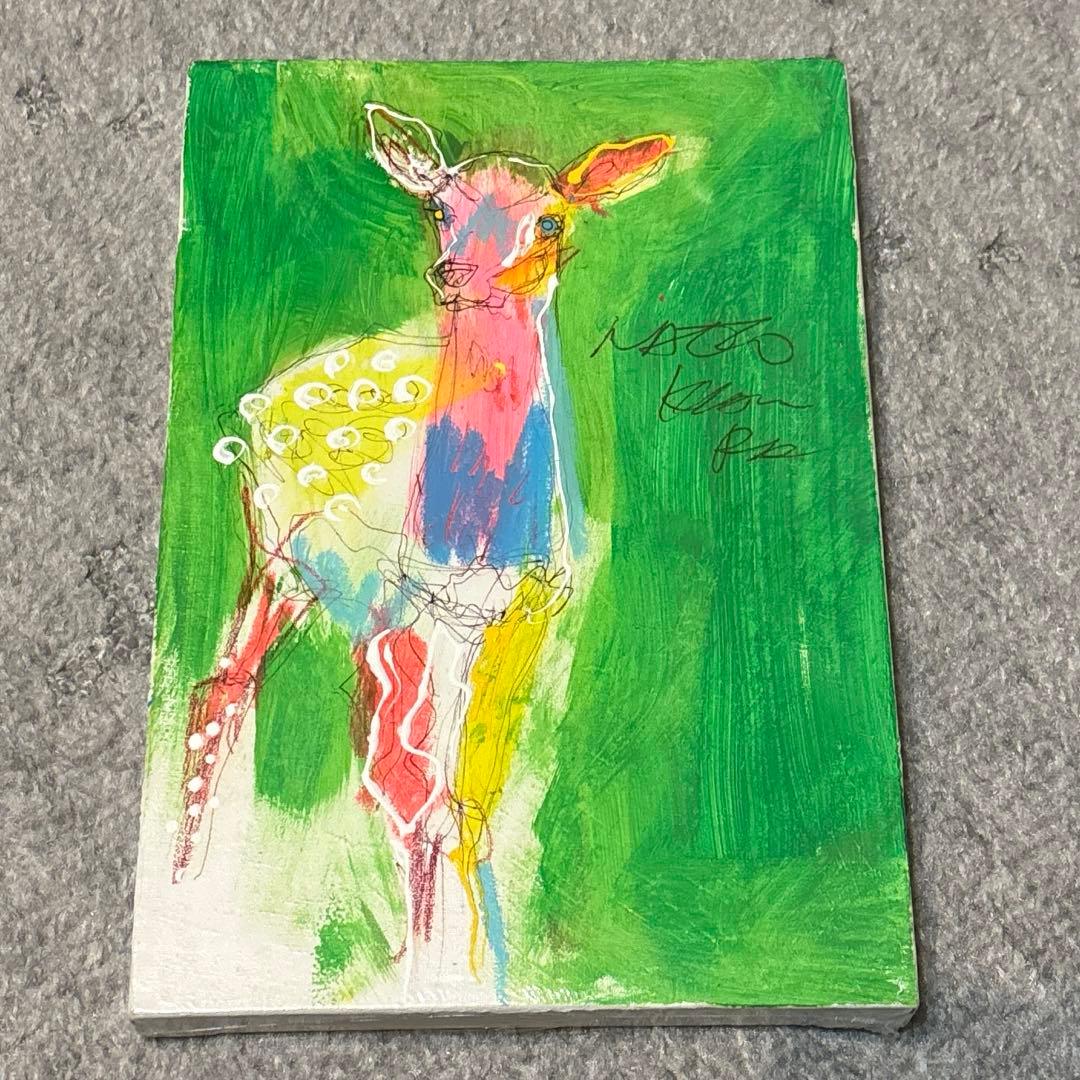 北村直登 原画 鹿 SMサイズ 原画 F4 「26730 心の無い鹿」 | NAOTO KITAMURA ONLINE STORE