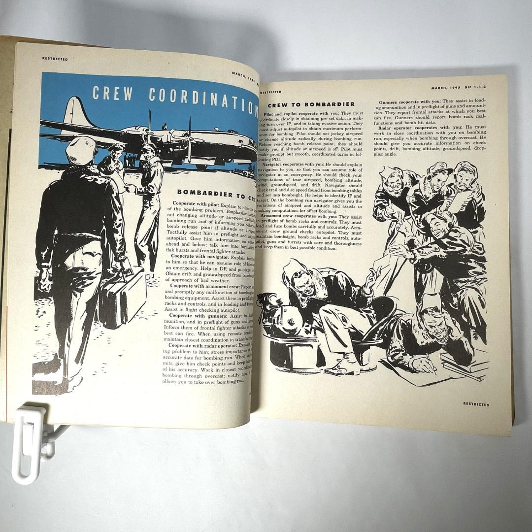 超希少 アメリカ陸軍航空隊 爆撃手情報ファイル US AAF BIF 1945年