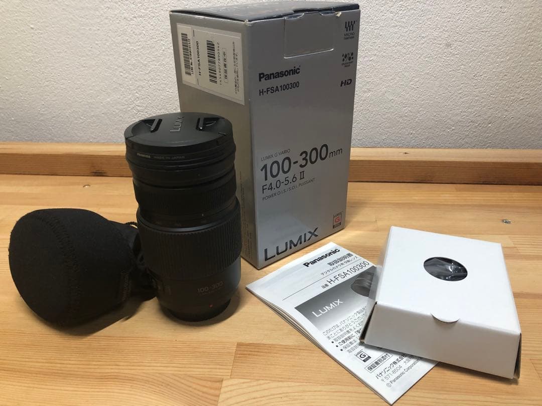 パナソニック LUMIX G VARIO100-300㎜F4.0-5.6II Panasonic LUMIX G Vario 100-300mm f/4.0-5.6 II Lens for Micro Four