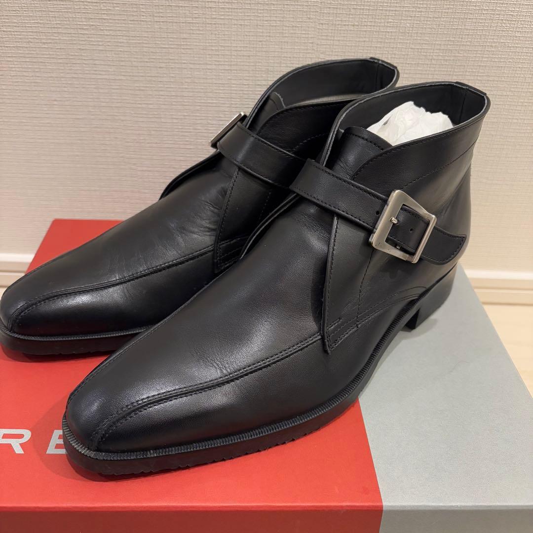 リーガル防水 防滑 チャッカブーツ ブラック 黒 49RR モンクストラップ REGAL（リーガル） 防水 防滑 チャッカブーツ 38CL CAPA 本革 日本製