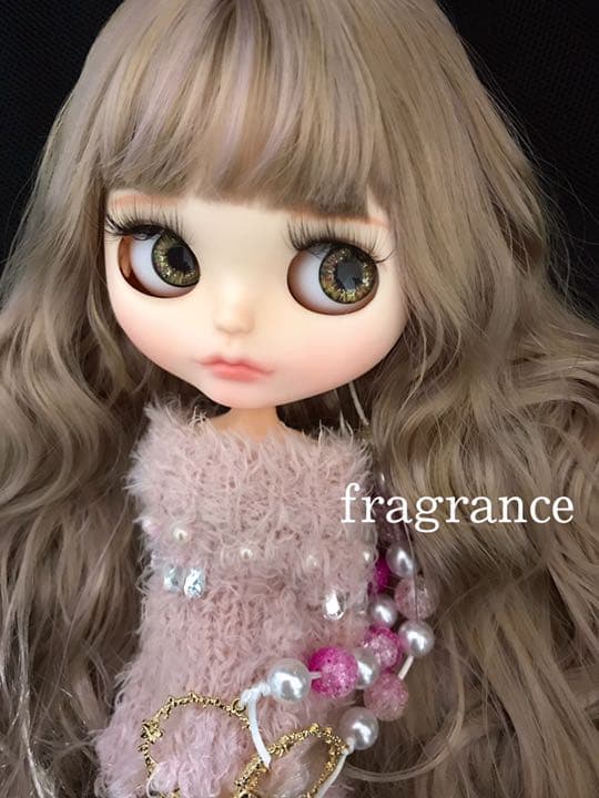 アイシードール カスタムドール ブライス 白肌 ベージュパープルmix