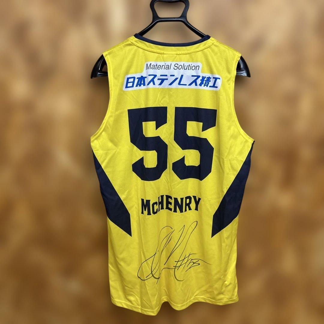 アンソニー・マクヘンリー 直筆サイン入り ユニホーム 信州ブレイブ