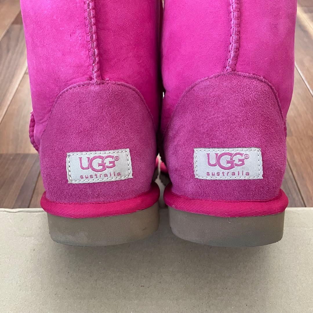 希少】UGG ムートンブーツ マジェンダ ピンク 27cm クラシックショート