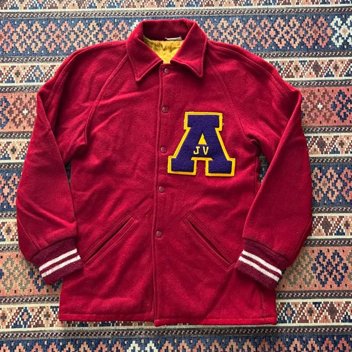 vintage アワードジャケット スタジャン 裾リブなし - メルカリ