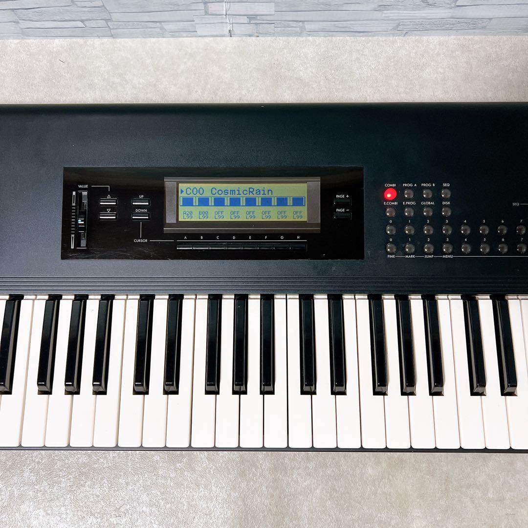 動作品 KORG T2 コルグ シンセサイザー ワークステーション 76鍵盤