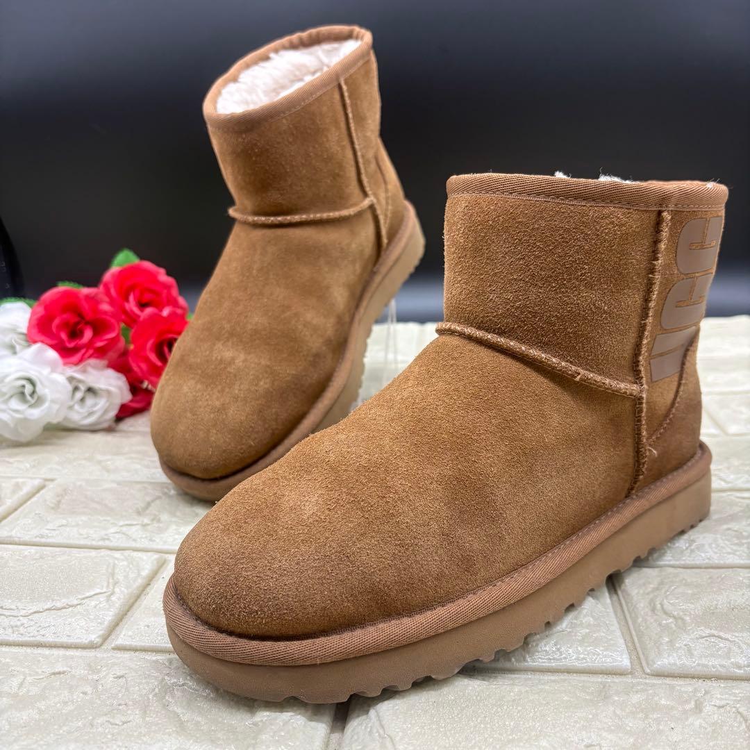 ❤️美品❤️ UGG ムートンブーツ　1108231 クラシックミニ ラバーロゴ 楽天市場】UGG アグ ブーツ クラシックミニ ラバーロゴ 1108231