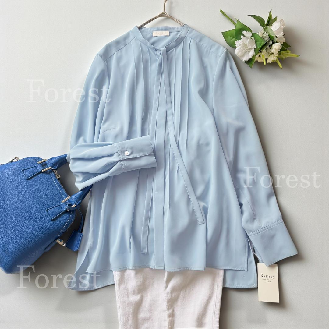 新品】クリアデシン ボウタイブラウス size36 TOMORROWLAND - メルカリ