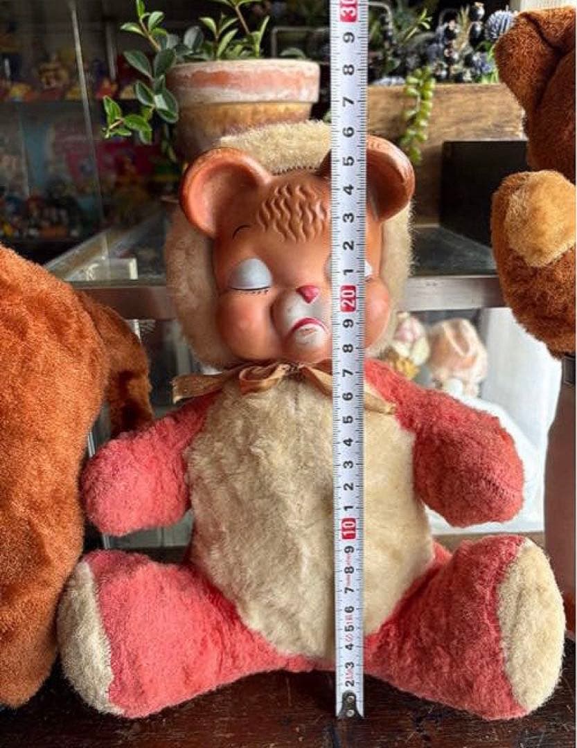 ビンテージ ラバーフェイスドール ベア 泣き顔