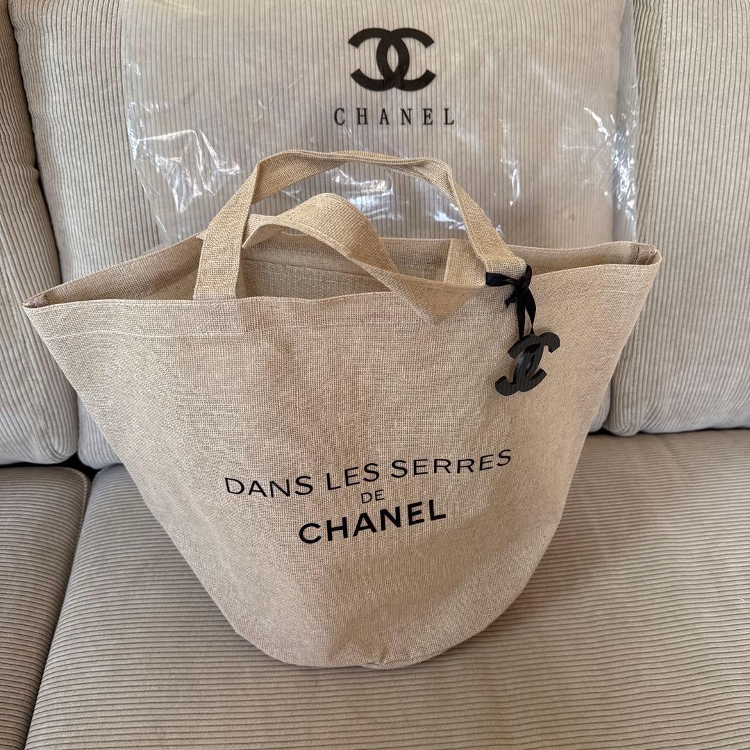 CHANEL シャネル ノベルティ 麻 ジュート リネントートバック エコ