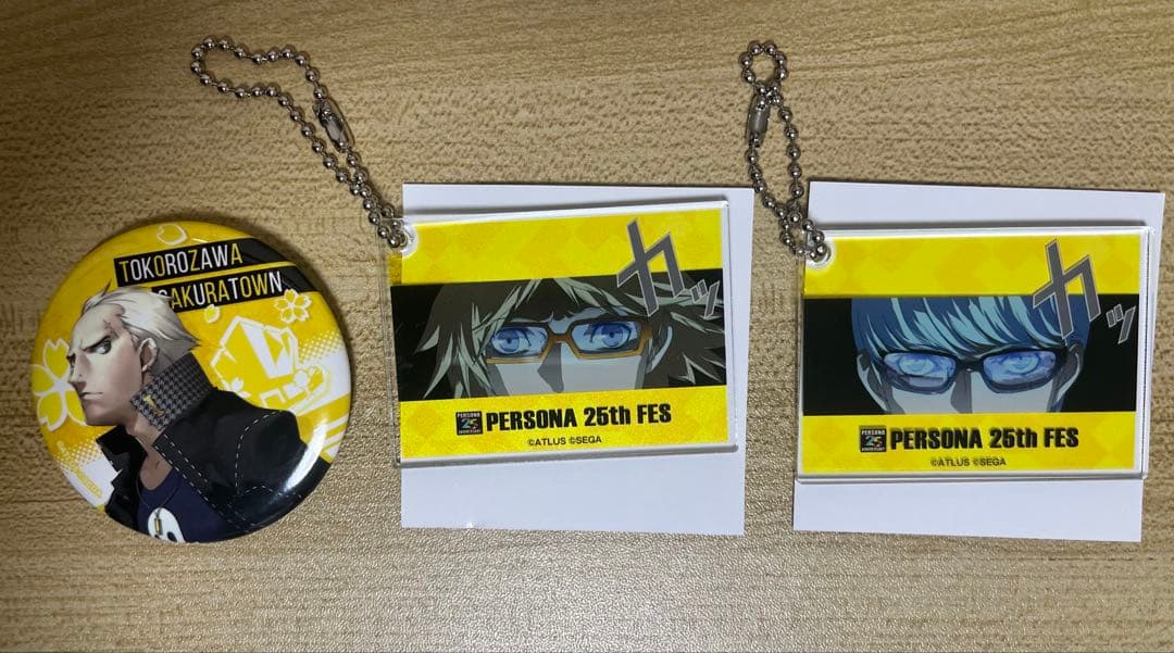 ペルソナ 25th FES トレーディングキーホルダー・缶バッジ P25th FES 大展覧会 トレーディング缶バッジ(P5): その他グッズ