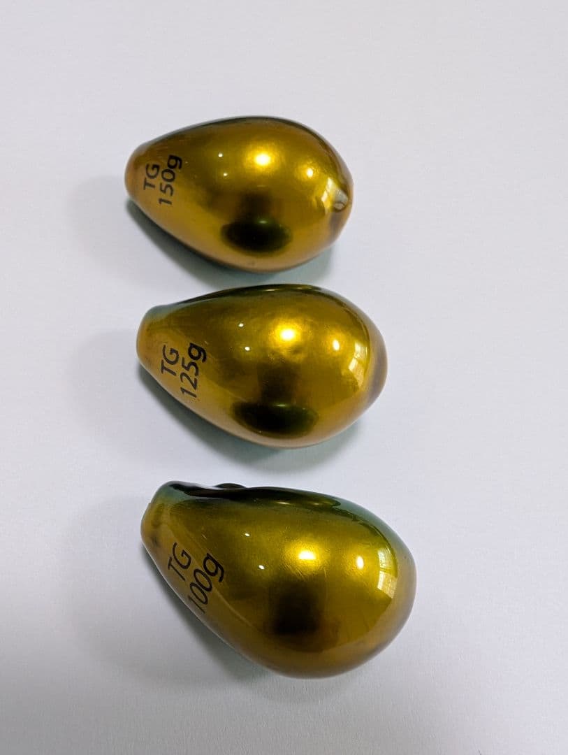 なみだまTG 3個セット タングステン グリーンゴールド ケイムラ