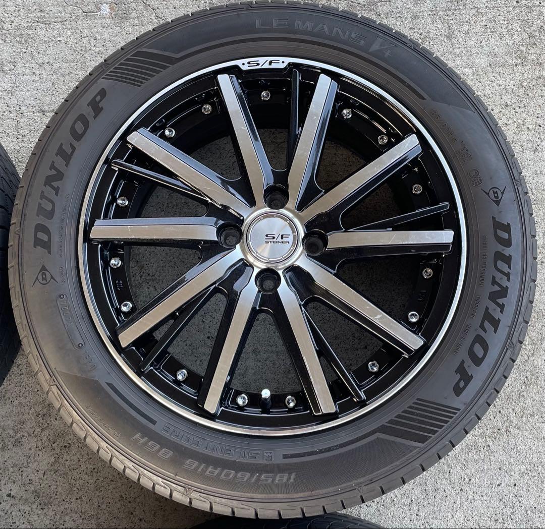 バリ山！ 185/60R16 ヤリス アクア フィット 夏タイヤ - メルカリ