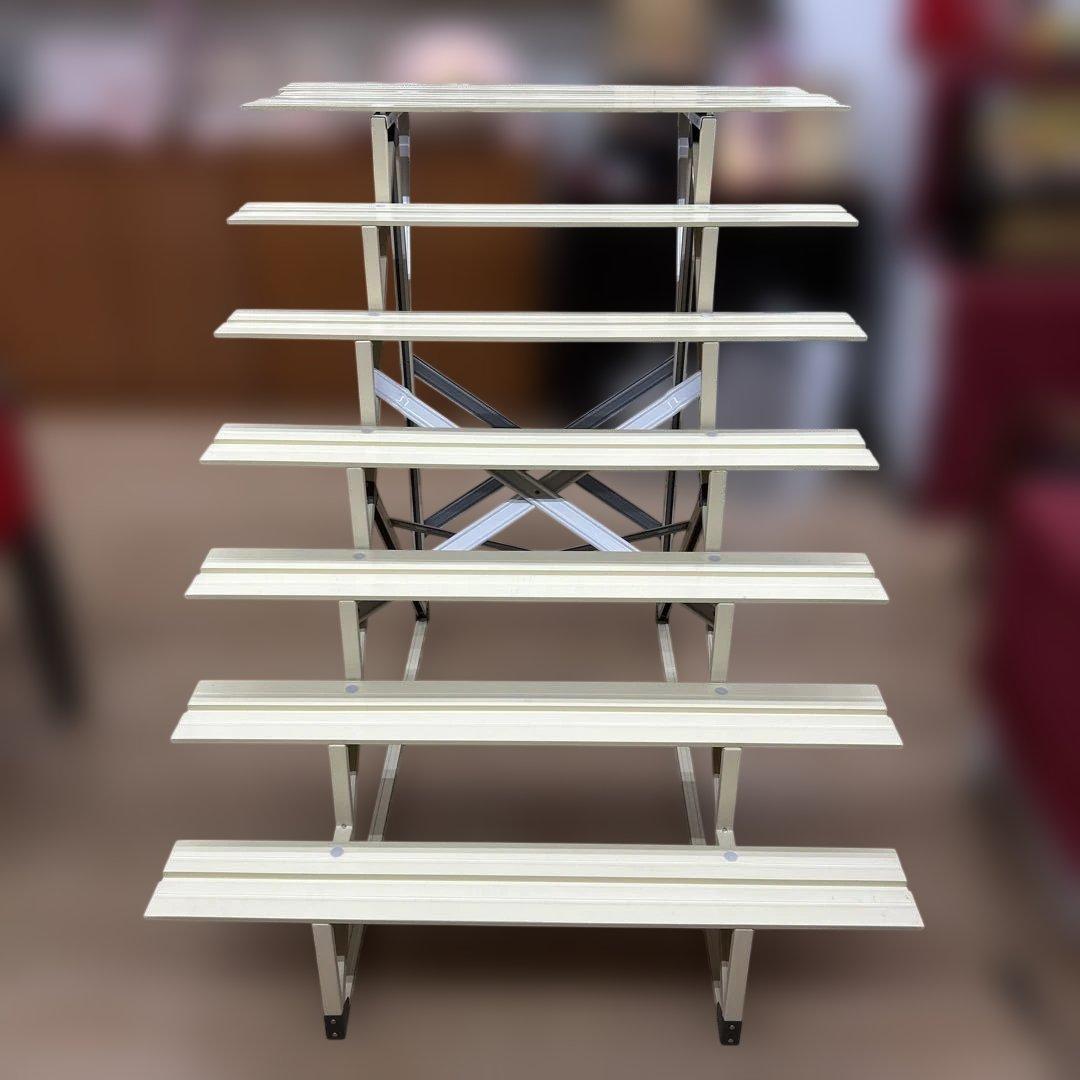 ひな祭り用 35号スチール段七段 楽天市場】雛人形 七段飾り用 雛段 35号-7 横幅105cm スチール段