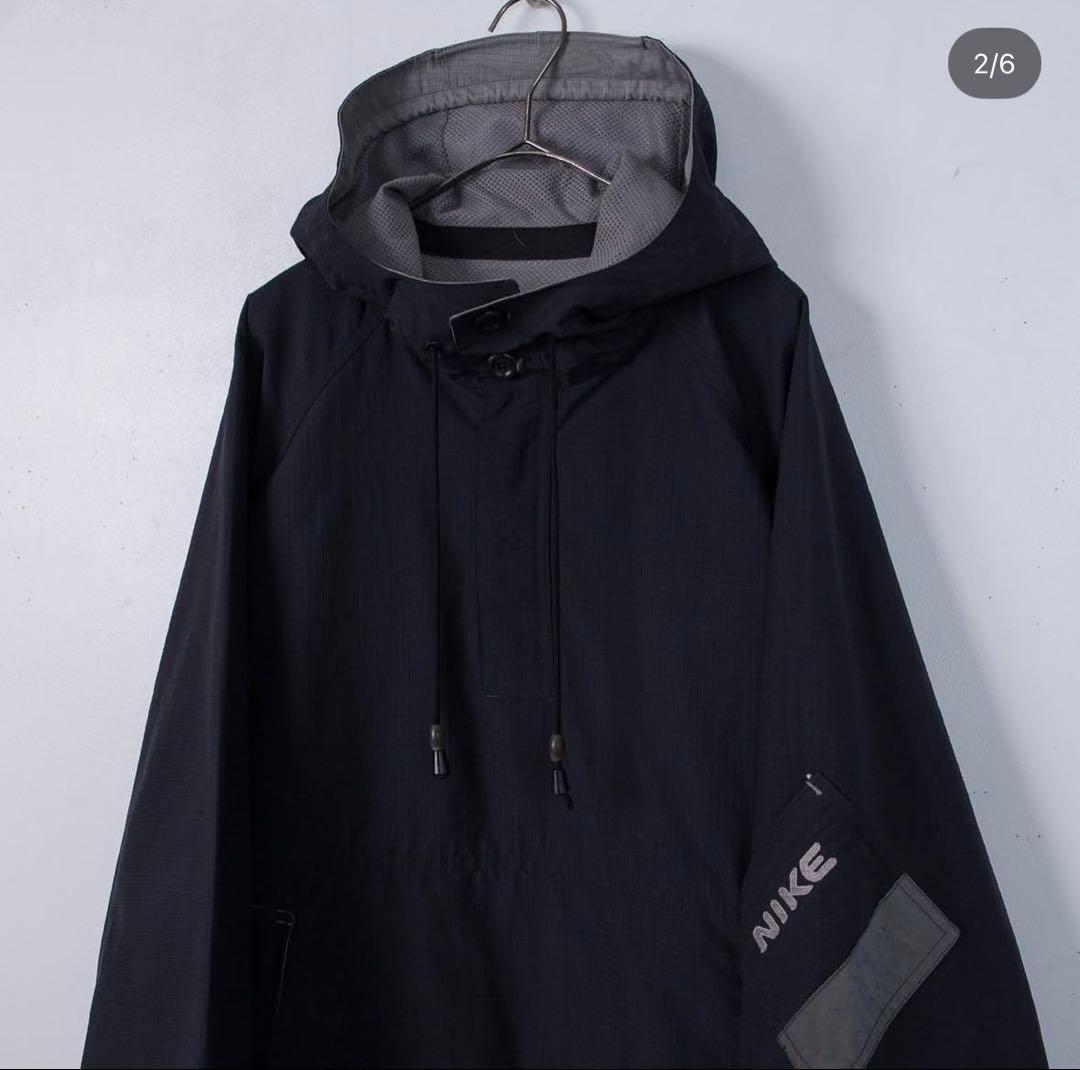 希少】2000s NIKE リップストップ アノラックパーカー テック Y2K