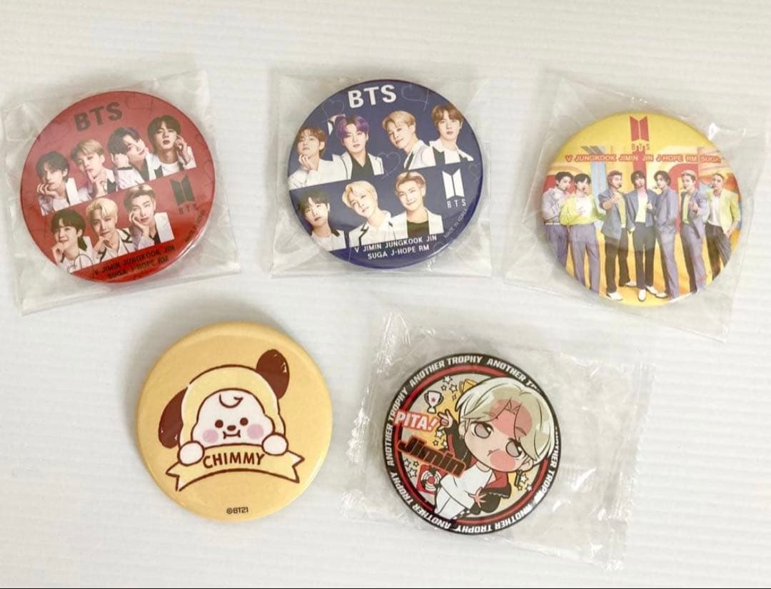 BTS缶バッジまとめ売り - メルカリ