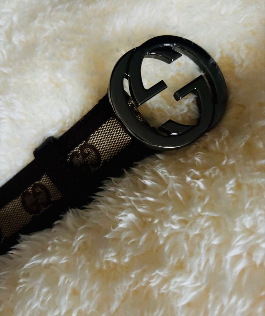 jack.1104様専用グッチインターロッキングGベルト#新品未使用に近い