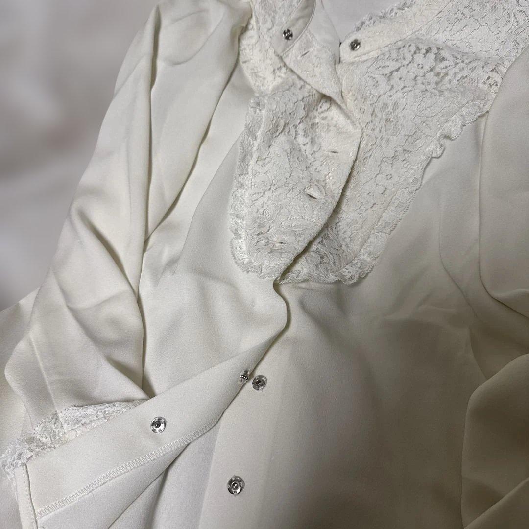 ヨークレース切替ブラウス an3 Limited アンアナザーアンジェラス 美品