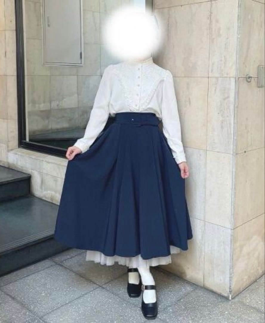 ヨークレース切替ブラウス an3 Limited アンアナザーアンジェラス 美品