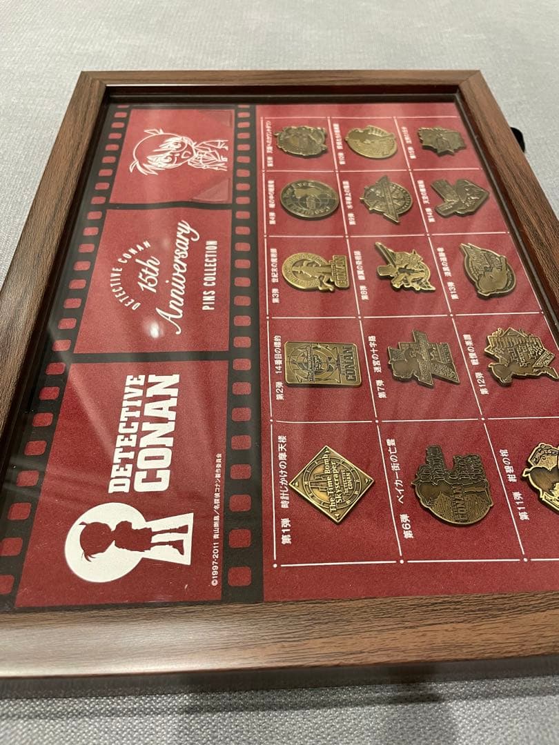 非売品】名探偵コナン 15周年記念 メモリアルピンズセット - メルカリ