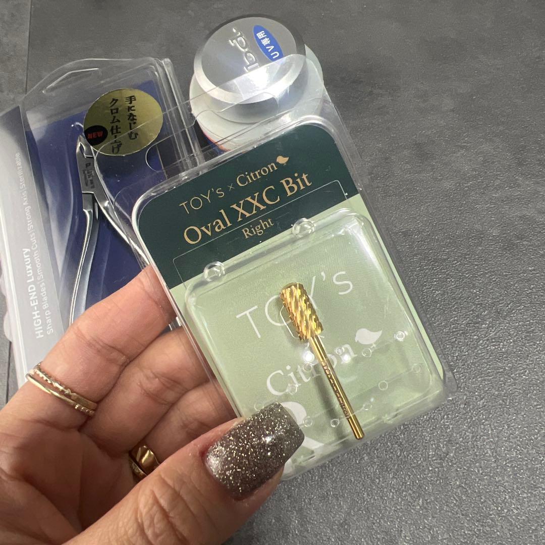 キューティクルニッパー、ibdジェル、TOY'sXXCビット