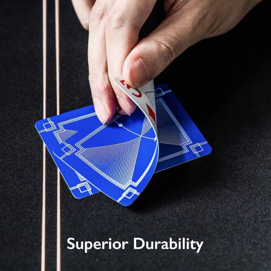 SLOWPLAYトランプ プラスチック2デッキ ジャンボインデックス カジノ