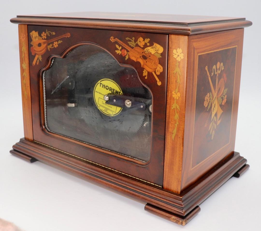 THORENS スイス製ディスク・オルゴール・ボックス、ディスク6枚付きの