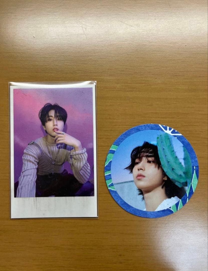 StrayKids スキズ 樂-STAR ポラロイドトレカ ステッカー ハン - メルカリ