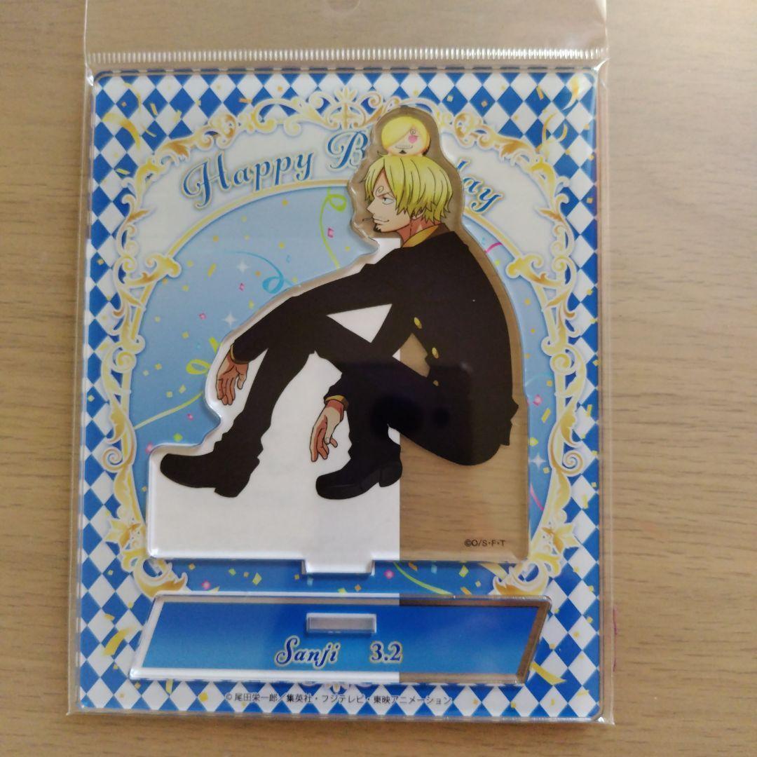 ワンピース【サンジ】バースデーアクスタ&ジオラマフィギュア&缶バッジ