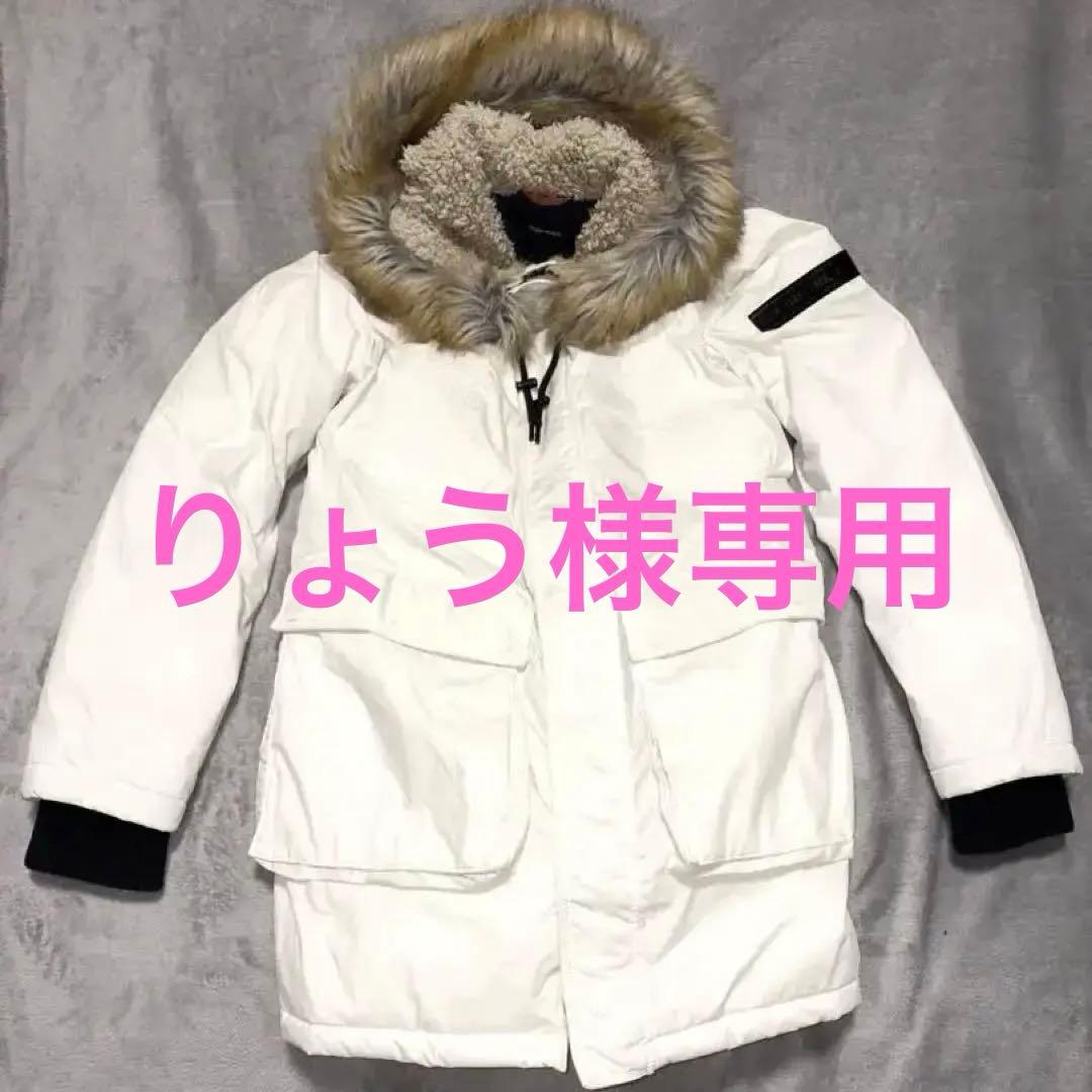 (りょう)美品✨DIESEL ホワイト モッズコート　ダウンジャケット OLIVE des OLIVE（オリーブデオリーブ） ダウンコート ダウン